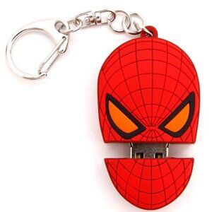 BACK TO SCHOOL! Spider-Man ~ 4GB USB Flash Drive & Key Chain ~ Mac or PC New!